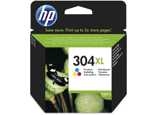 HP Ink Cartridge, N9K07AE, 304XL, Tri-Colour