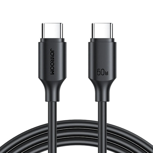 JOYROOM FAST CHARGING DATA CABLE 60W PD TYPE-C TO TYPE-C S-A14 1.2M