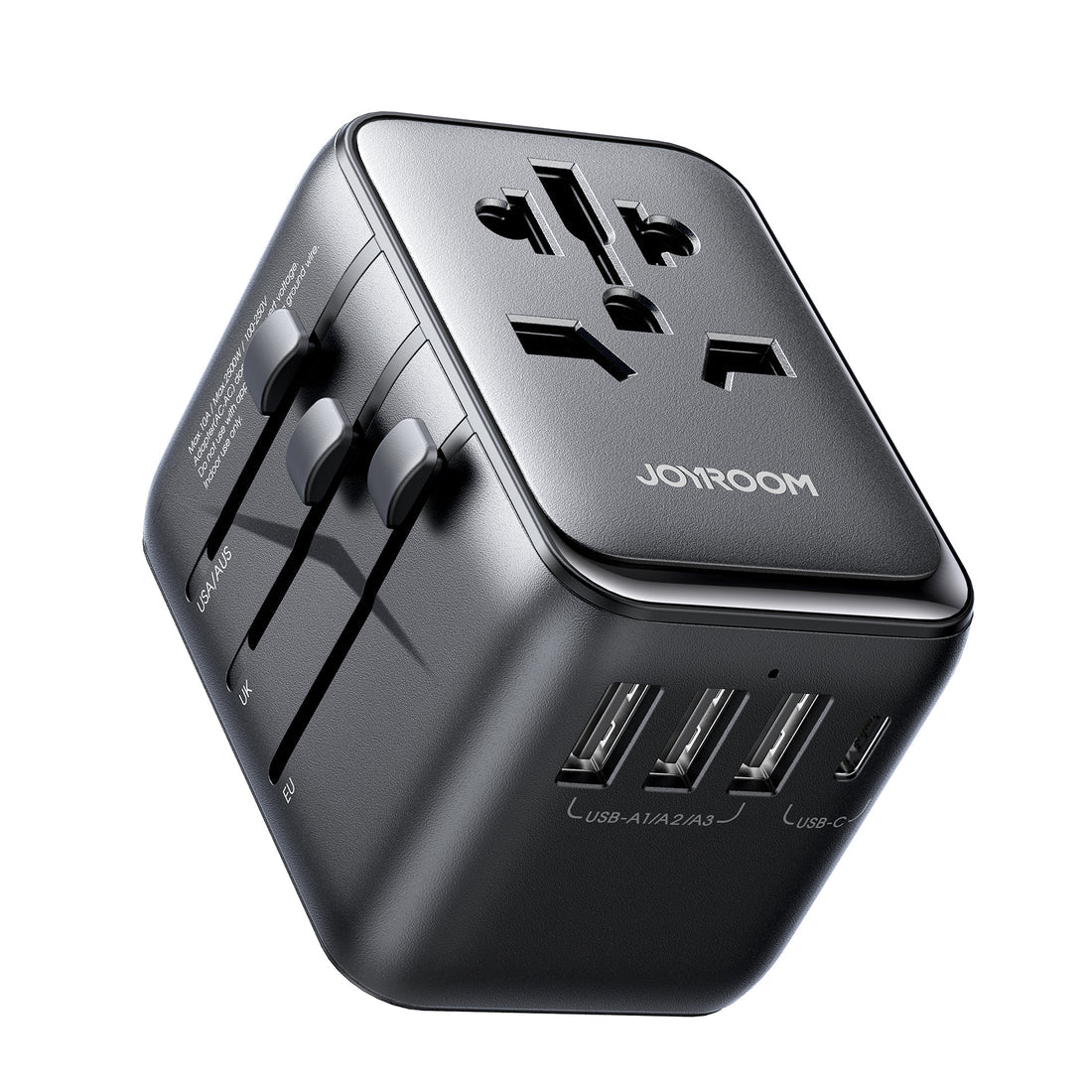 JOYROOM 17W Universal Travel Adapter Black