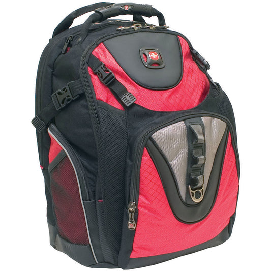 WENGER Maxxum 16 inch Laptop Backpack - Black/Red