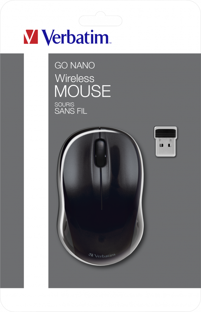 VERBATIM MOUSE GO NANO WIRELESS BLACK