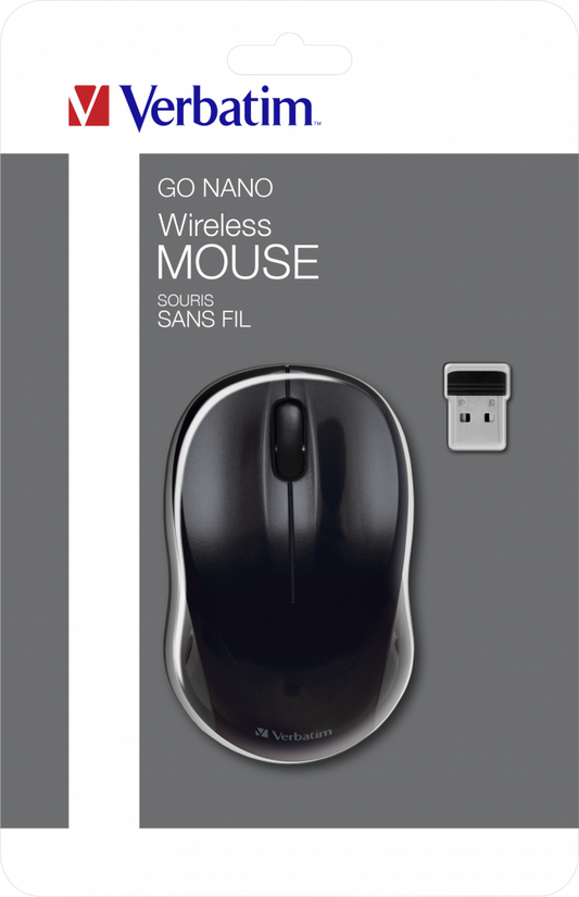 VERBATIM MOUSE GO NANO WIRELESS BLACK