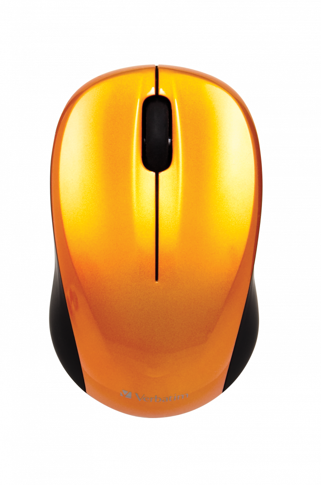 VERBATIM MOUSE GO NANO WIRELESS VOLCANIC ORANGE