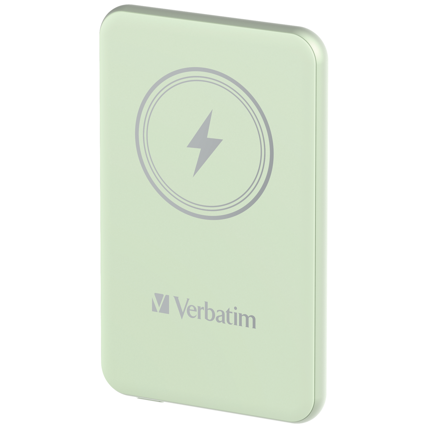 Verbatim Charge 'n' Go Power Bank 5000mAh Magnetic Wireless Charging - Green