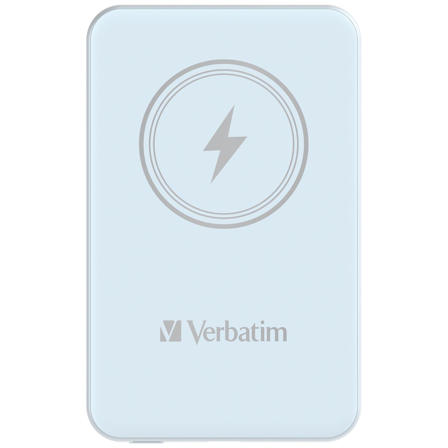 Verbatim Charge 'n' Go Power Bank 5000mAh Magnetic Wireless Charging - Blue