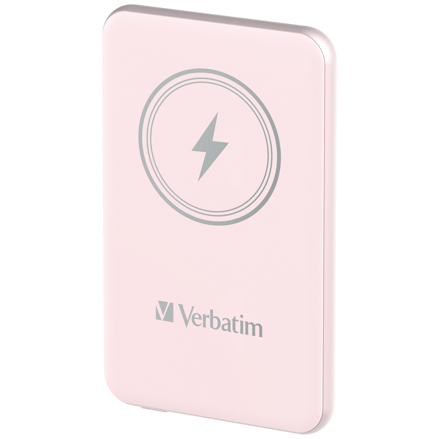 Verbatim Charge 'n' Go Power Bank 5000mAh Magnetic Wireless Charging - Pink