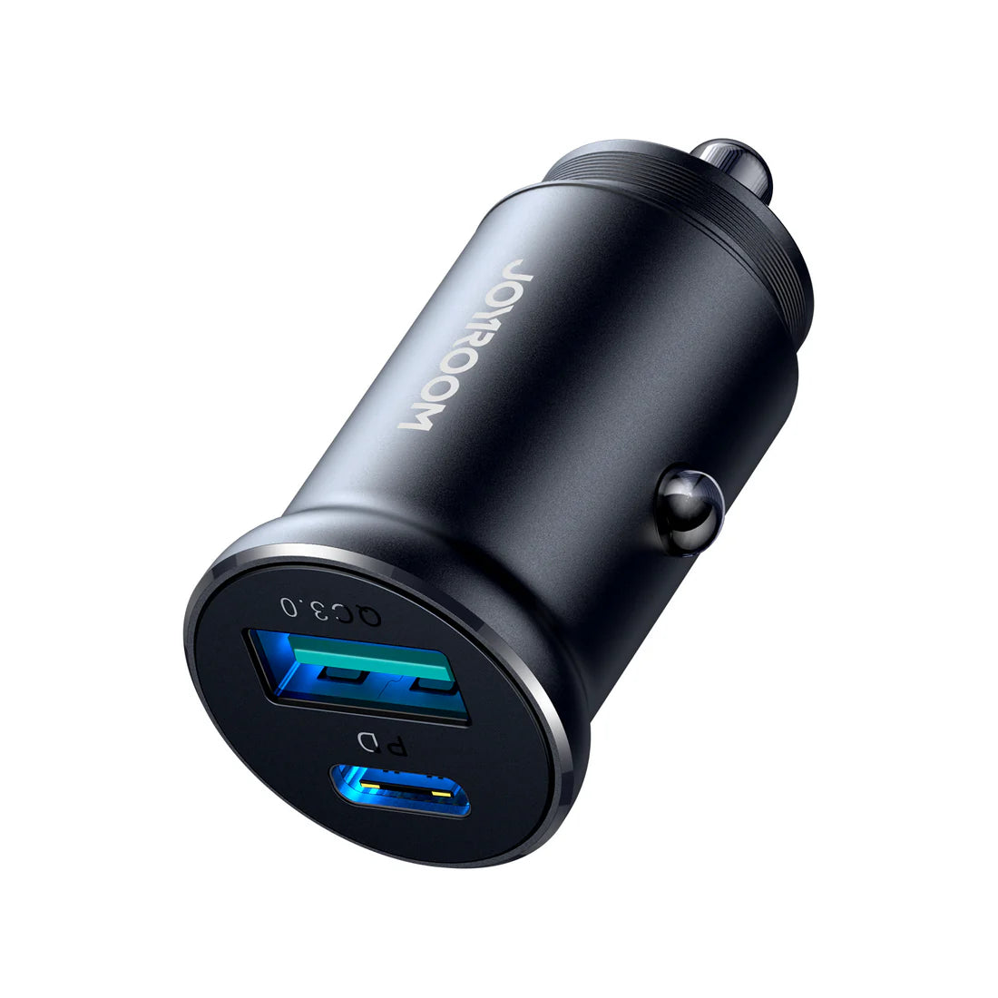 JOYROOM JR-CCN05 30W A+C mini Metal Car Charger Black