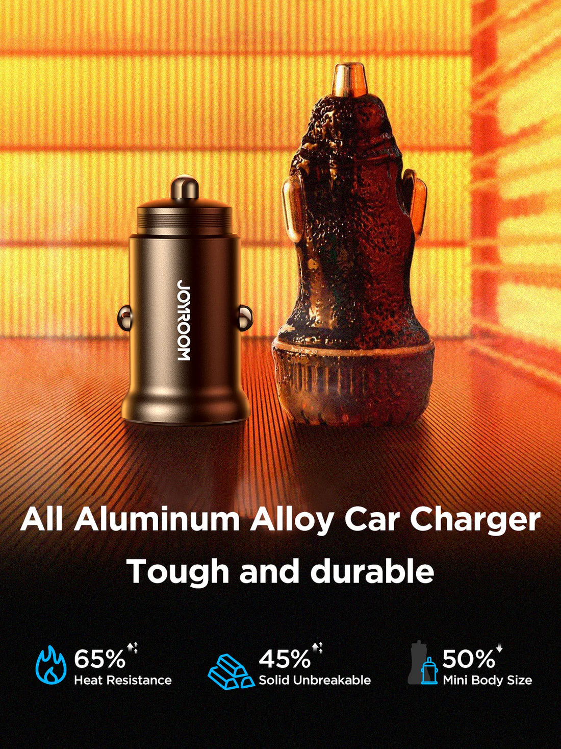 JOYROOM JR-CCN06 30W 2C mini MetalCar Charger