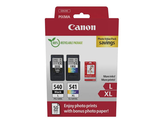 Canon PG-540L/CL-541XL Photo Value Pack Glossy