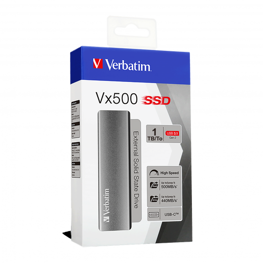 Verbatim Vx500 External SSD USB 3.2 Gen 2 1TB