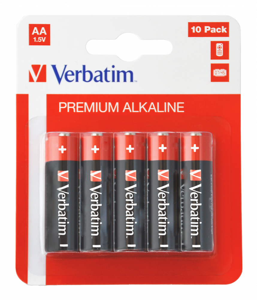 Verbatim Premium Alkaline AA (10 PACK)