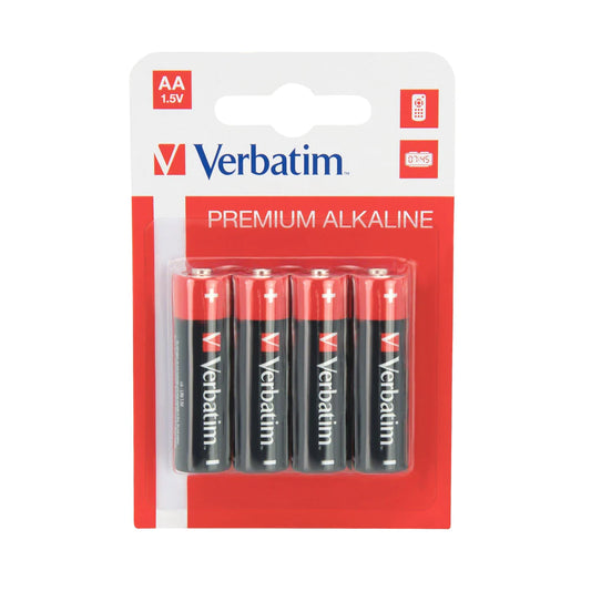 Verbatim Premium Alkaline AA (4 PACK)
