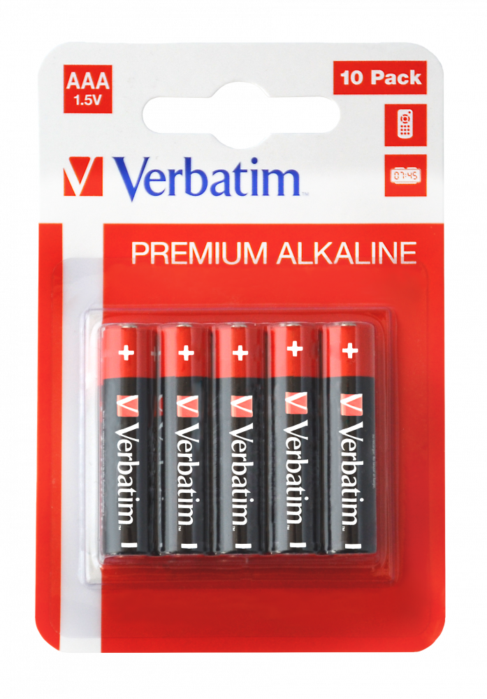 Verbatim Premium Alkaline AAA (10 PACK)