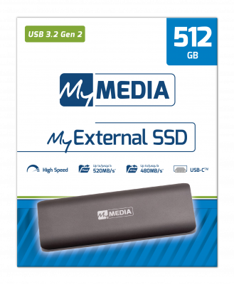 MYMEDIA SSD MYEXTERNAL 3.2 GEN 2 512GB