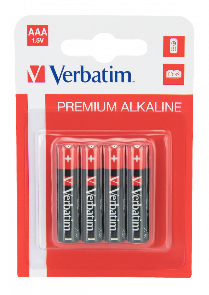 Verbatim Premium Alkaline AAA (4 PACK)