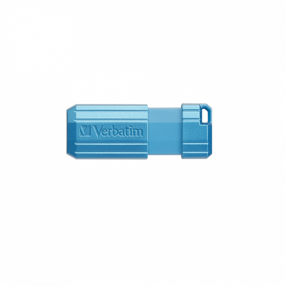 VERBATIM USB 64GB CARIBBEAN BLUE PINSTRIPE