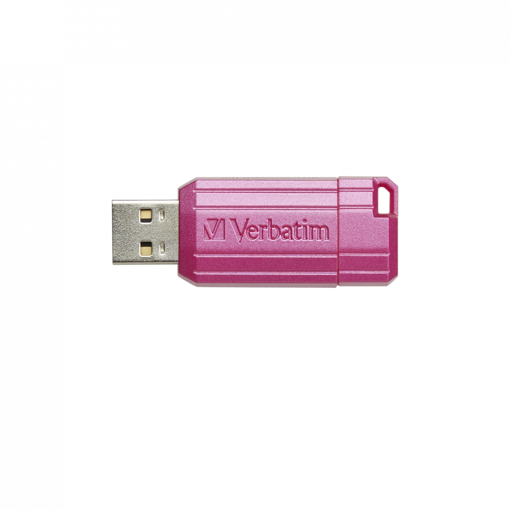 VERBATIM USB 64GB PINK PINSTRIPE