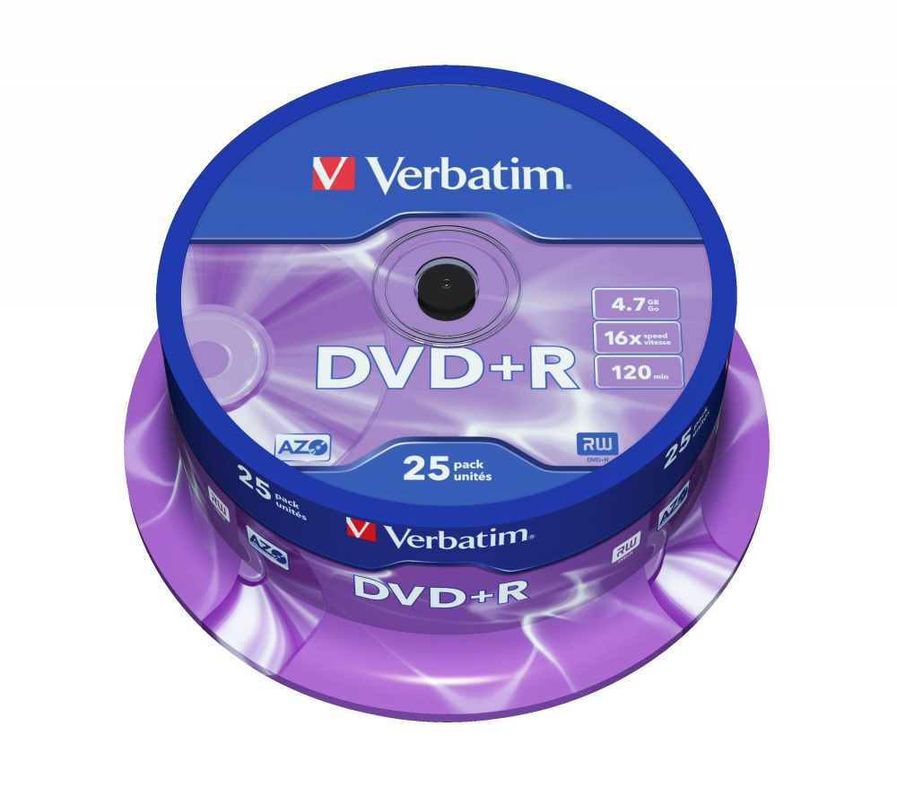 VERBATIM DVD+R 16X SP-25 16X