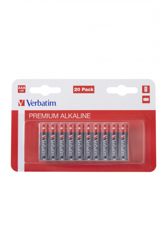 Verbatim Premium Alkaline AAA (20 PACK)