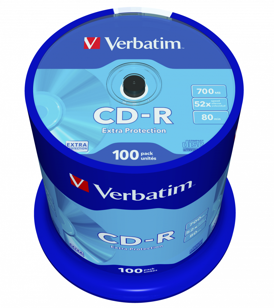 VERBATIM CD-R 52X SP-100