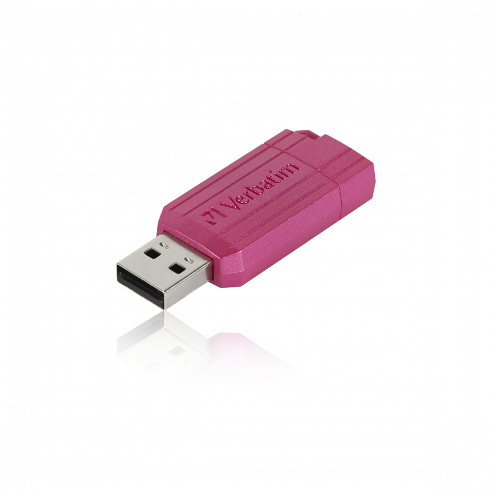VERBATIM USB 64GB PINK PINSTRIPE