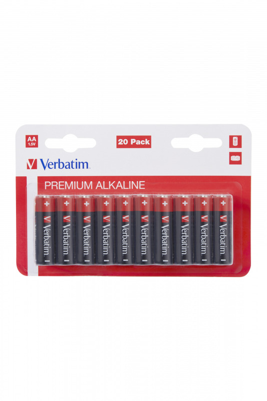 Verbatim Premium Alkaline AA (20 PACK)