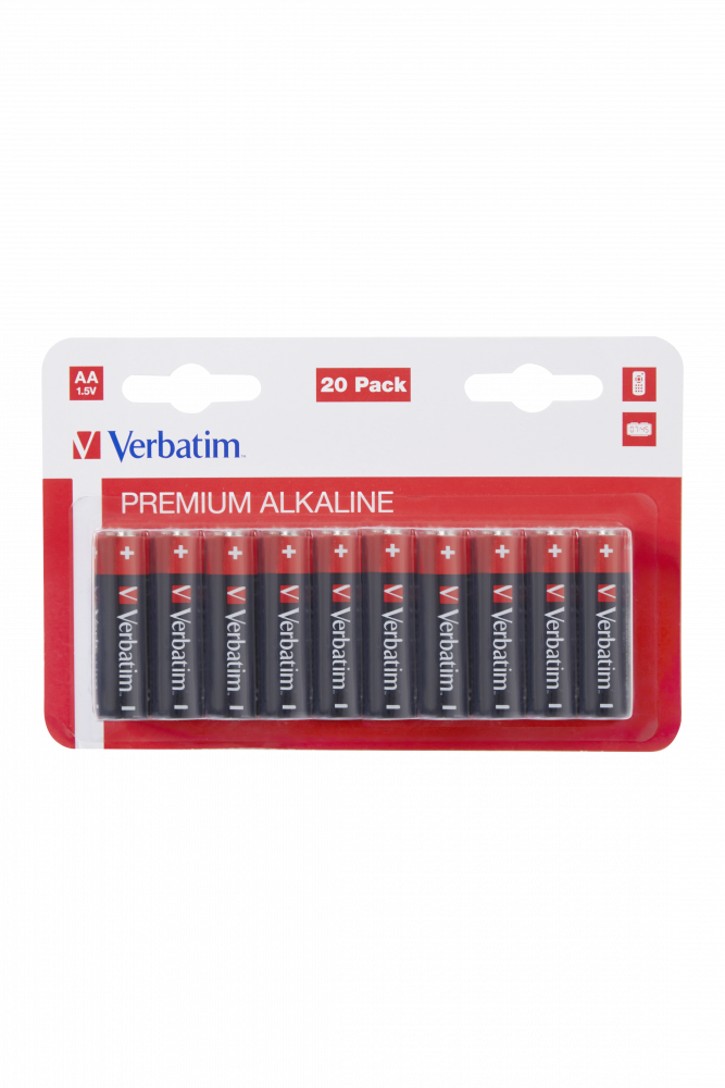 Verbatim Premium Alkaline AA (20 PACK)