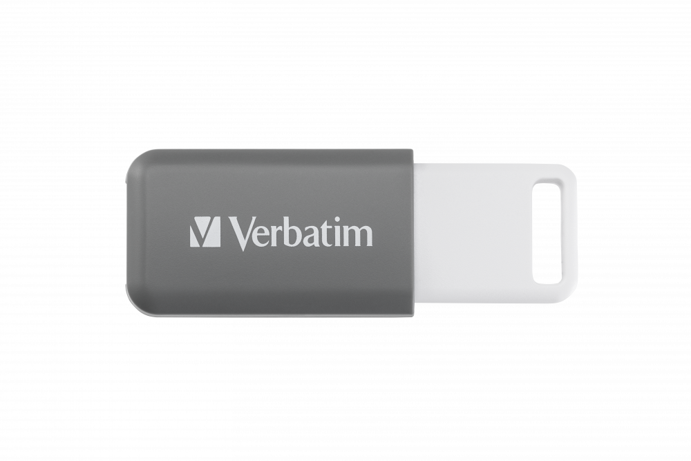 VERBATIM USB 128GB V DATABAR 2.0 GREY