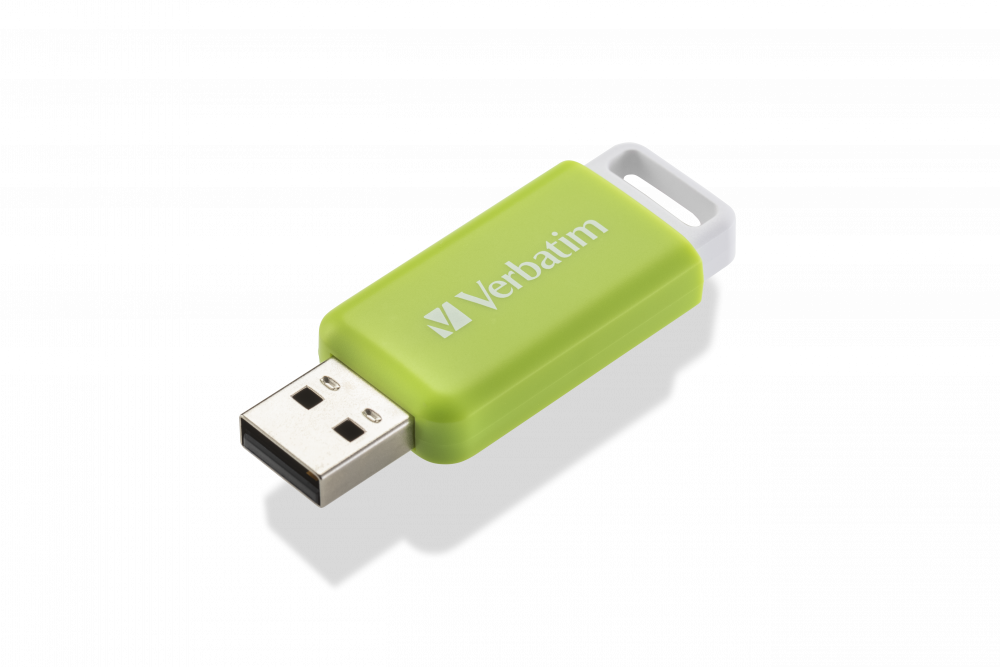 USB 32GB V DATABAR 2.0 GREEN VERBATIM
