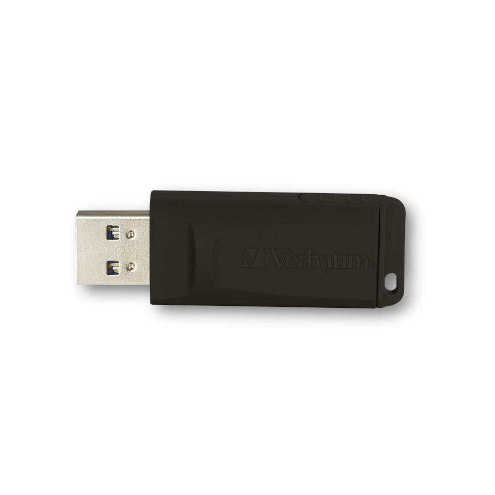 VERBATIM USB 64GB  BLACK SLIDER