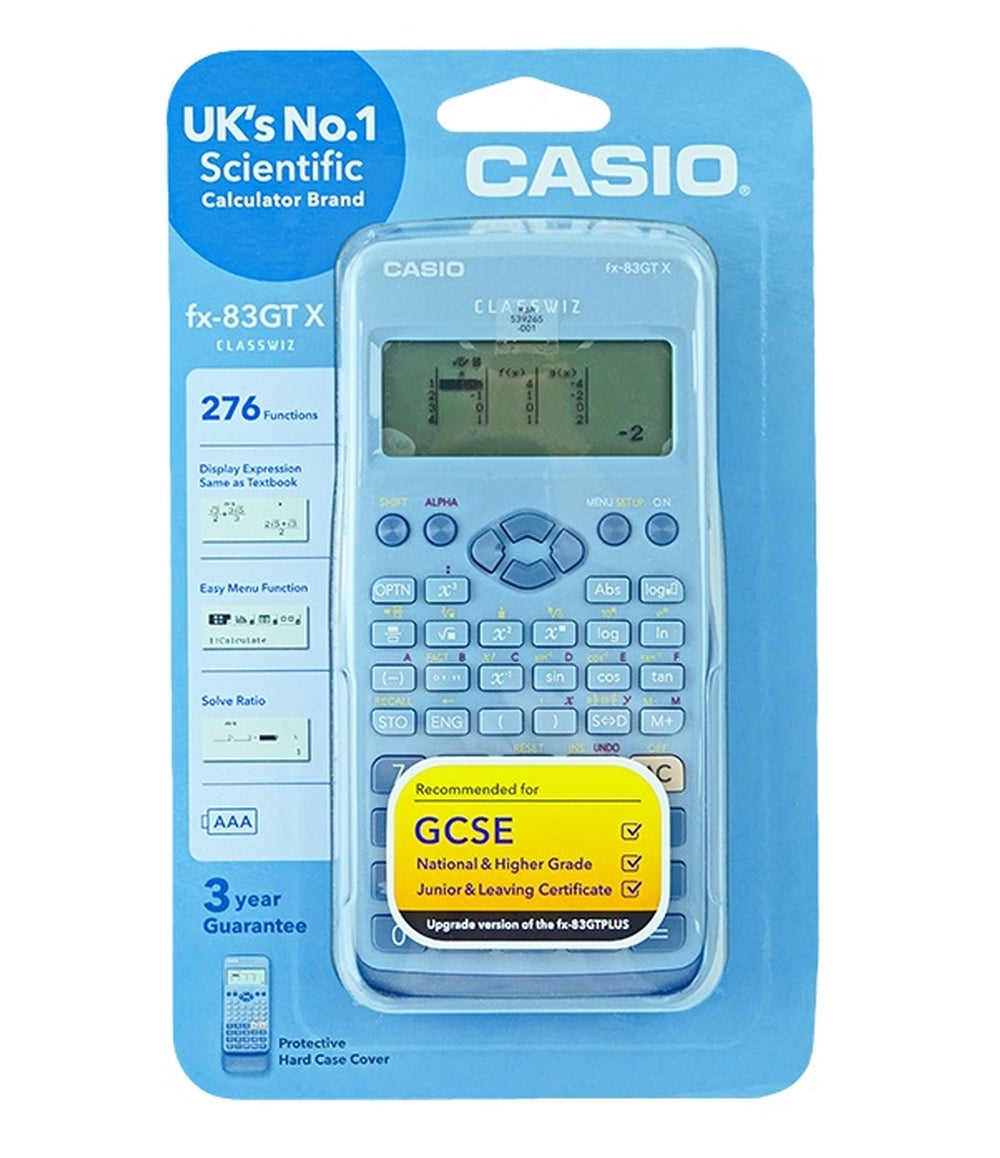 Casio Scientific Calculator Fx 83gtx Blue Svacopowerpro