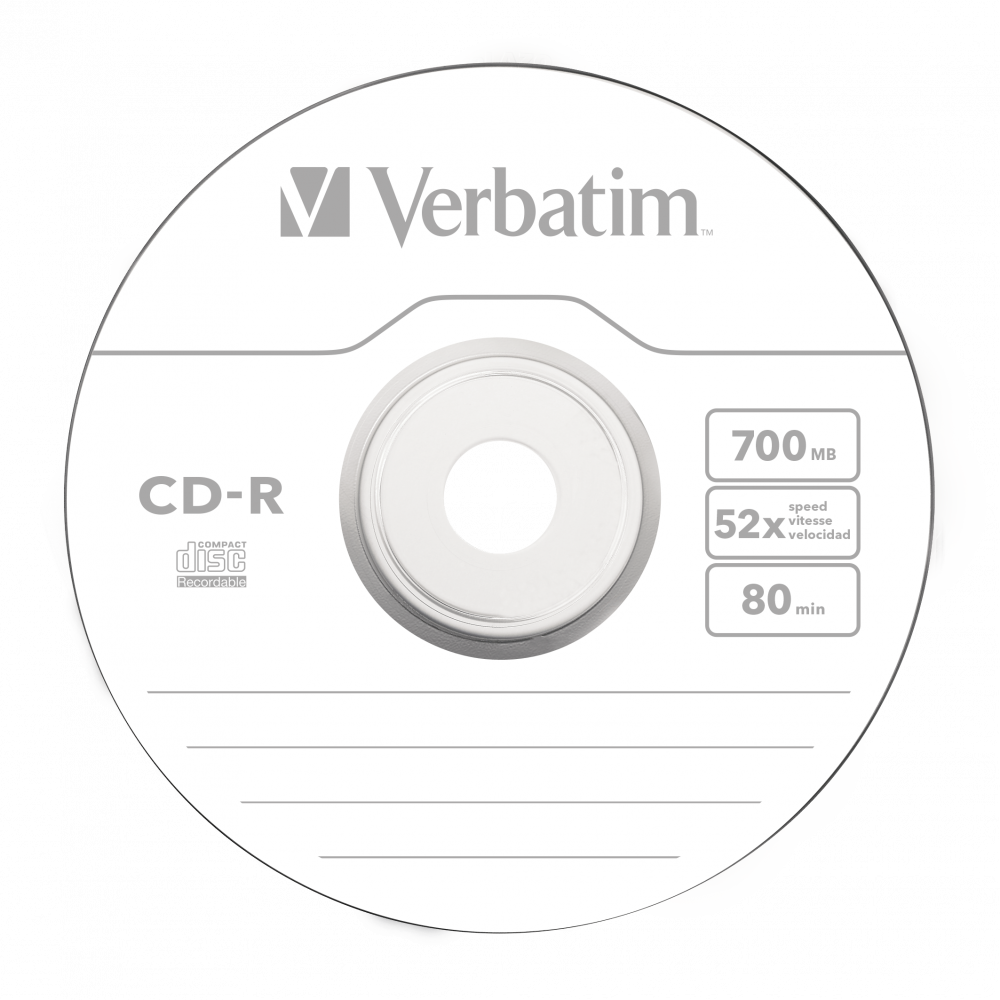 VERBATIM CD-R 52X-SLIM-10PK