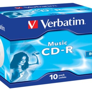 VERBATIM Music CD-R JEWEL BOX