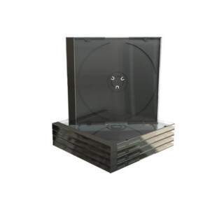 CD Jewelcase for 1 Disc with Black Tray