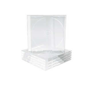 CD Jewelcase for 1 Disc with Clear Tray
