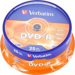 VERBATIM DVD-R Matt Silver