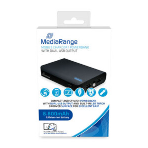 MediaRange Mobile Charger | Powerbank 8.800 mAh