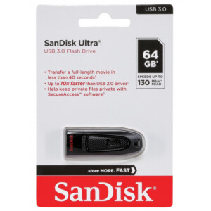SanDisk Ultra USB 3.0 Flash Drive 64GB
