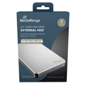 MediaRange External USB 3.0 Hard Disk Drive, HDD, 2TB