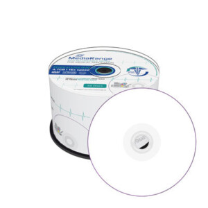 MediaRange Medical Line DVD-R 4.7GB|120min 16x speed, inkjet fullsurface printable