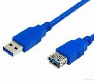 MediaRange USB 3.0 extension cable, Plug A/Socket A, 1.8m, blue