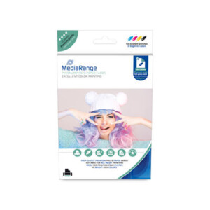 MediaRange 130x180mm Photo Paper Cards for inkjet printers, high-glossy coated, 220g