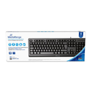 MediaRange Corded keyboard, QWERTY (GR)