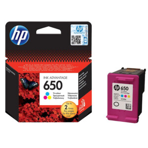 HP Οriginal 650 Tri-color Ink Advantage Cartridge