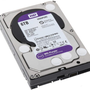WD 6TB Purple Surveillance HDD - SATA 6 Gb/s, 64 MB