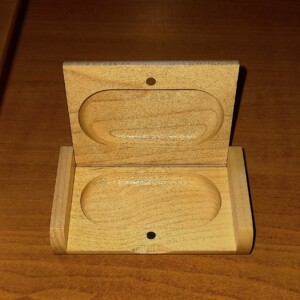 Oval Wooden USB Box ( without usb)