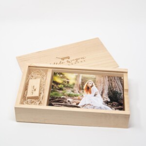 Wooden Box Set USB/ Photo(10X15)Maple