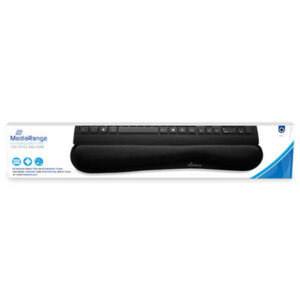 MediaRange Ergonomic keyboard pad with wrist support, black