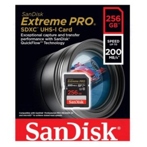 SanDisk Extreme Pro SDHC and SDXC 256GB 200MB/s