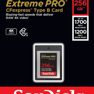 SanDisk 256GB Extreme PRO CFexpress Card Type B